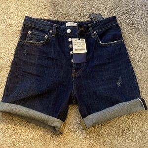 High Waist Denim Shorts